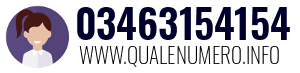 Numero di telefono 03463154154 03463154154