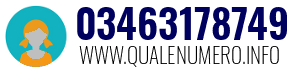 Numero di telefono 03463178749 03463178749