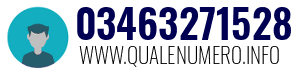 Numero di telefono 03463271528 03463271528