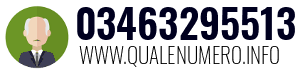 Numero di telefono 03463295513 03463295513