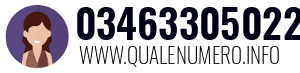 Numero di telefono 03463305022 03463305022