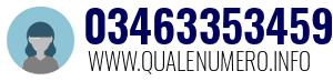 Numero di telefono 03463353459 03463353459