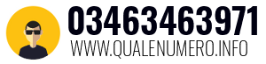Numero di telefono 03463463971 03463463971