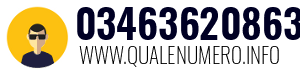 Numero di telefono 03463620863 03463620863
