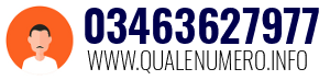 Numero di telefono 03463627977 03463627977