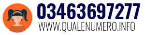 Numero di telefono 03463697277 03463697277