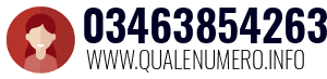 Numero di telefono 03463854263 03463854263