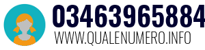 Numero di telefono 03463965884 03463965884