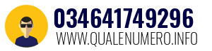 Numero di telefono 034641749296 034641749296