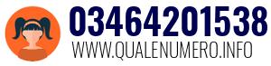 Numero di telefono 03464201538 03464201538