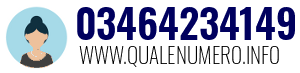 Numero di telefono 03464234149 03464234149