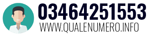 Numero di telefono 03464251553 03464251553