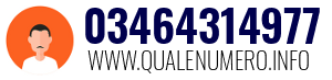 Numero di telefono 03464314977 03464314977