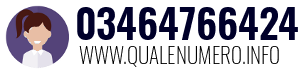 Numero di telefono 03464766424 03464766424