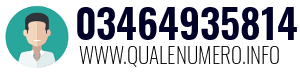 Numero di telefono 03464935814 03464935814