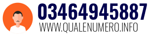 Numero di telefono 03464945887 03464945887