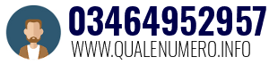 Numero di telefono 03464952957 03464952957
