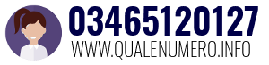 Numero di telefono 03465120127 03465120127