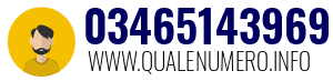Numero di telefono 03465143969 03465143969