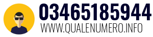 Numero di telefono 03465185944 03465185944