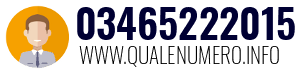 Numero di telefono 03465222015 03465222015