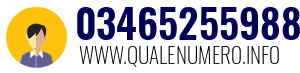 Numero di telefono 03465255988 03465255988