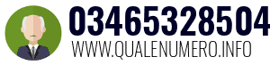 Numero di telefono 03465328504 03465328504
