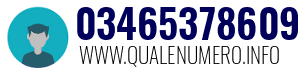Numero di telefono 03465378609 03465378609