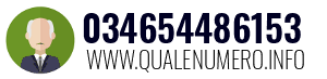 Numero di telefono 034654486153 034654486153
