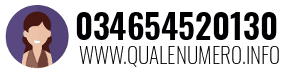 Numero di telefono 034654520130 034654520130