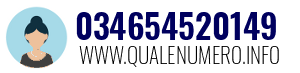 Numero di telefono 034654520149 034654520149