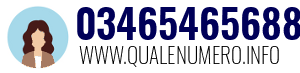 Numero di telefono 03465465688 03465465688