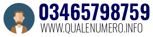 Numero di telefono 03465798759 03465798759
