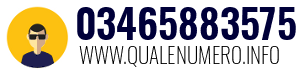 Numero di telefono 03465883575 03465883575