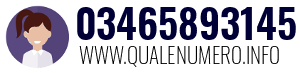 Numero di telefono 03465893145 03465893145