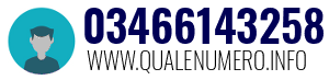 Numero di telefono 03466143258 03466143258