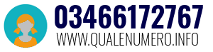 Numero di telefono 03466172767 03466172767