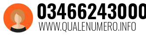 Numero di telefono 03466243000 03466243000