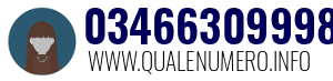 Numero di telefono 03466309998 03466309998