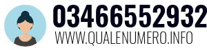Numero di telefono 03466552932 03466552932
