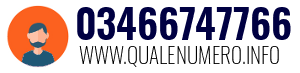 Numero di telefono 03466747766 03466747766