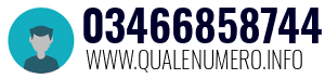 Numero di telefono 03466858744 03466858744