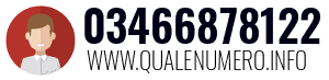 Numero di telefono 03466878122 03466878122