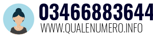 Numero di telefono 03466883644 03466883644