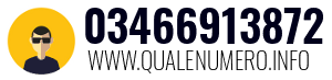 Numero di telefono 03466913872 03466913872