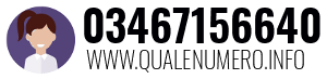 Numero di telefono 03467156640 03467156640