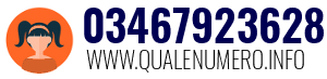 Numero di telefono 03467923628 03467923628