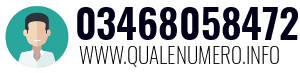 Numero di telefono 03468058472 03468058472