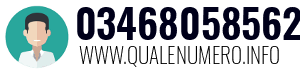 Numero di telefono 03468058562 03468058562