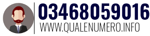 Numero di telefono 03468059016 03468059016